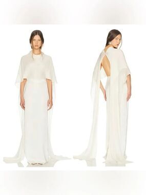 HELSA Mix Media Scarf Maxi Dress